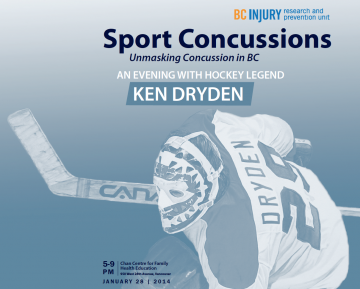 An evening with hockey legend Ken Dryden: Dr. Virji-Babul participates in panel discussion on sports concussion